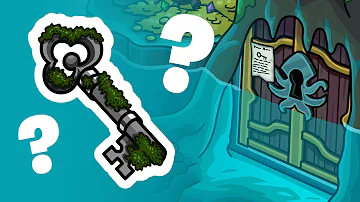 How do you get the key in Club Penguin Puffle Rescue?