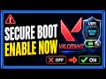 How To Enable UEFI Secure Boot For Valorant