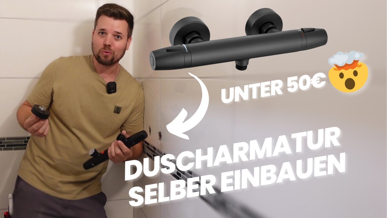 🚿 Duscharmatur einbauen – Thermostat richtig montieren | DIY Badumbau Schritt für Schritt