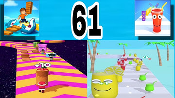 Shortcut Run VS Juice Run : GameplayWalkthrough All Levels ( part 61 )