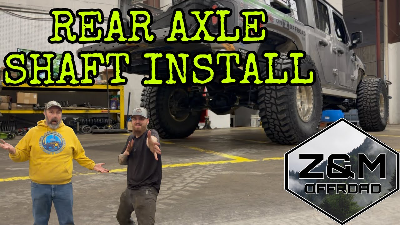 Rear Axle Shaft Install - Jeep Gladiator - Revolution Gear and Axle ...