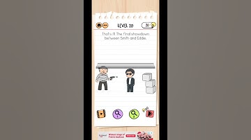 Brain test 2 level 20 solved Agent Smith