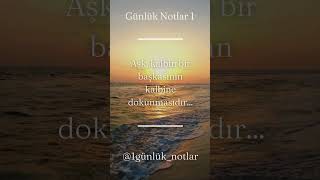 Aşk, Kalbin Başkasının Kalbine Dokunmasıdır. Resimi