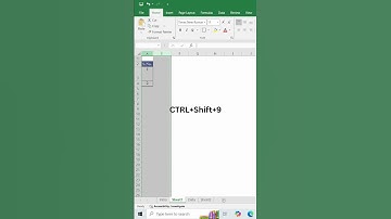 Excel Shortcut to Unhide Rows & Columns Instantly! 🔥 #shorts