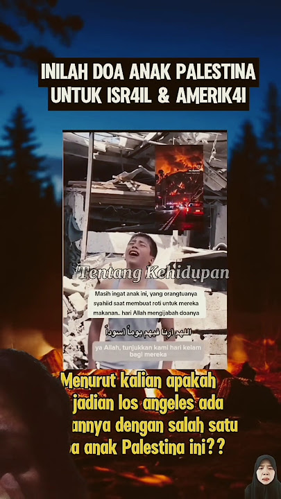 Doa Anak #palestina #amerika