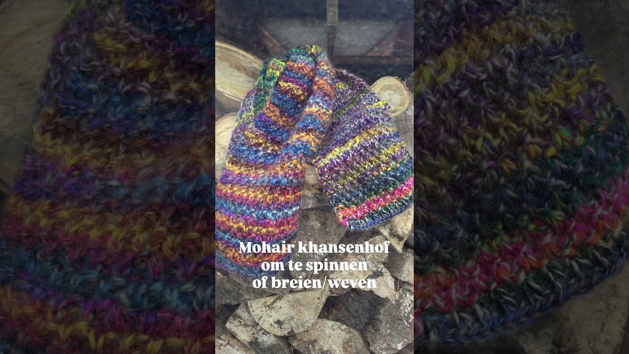 Mohair lontwol of garen van eigen angorageiten 