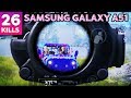 SAMSUNG GALAXY A51 PUBG MOBILE | SMOOTH + EXTREME | 26 KILLS | SOLO VS SQUAD