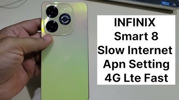 Infinix Smart 8 Internet Setting Slow Data Fix