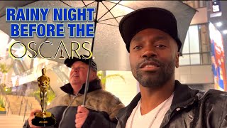 HOLLYWOOD GETS READY FOR THE BIG NIGHT || RAIN BEFORE OSACARS