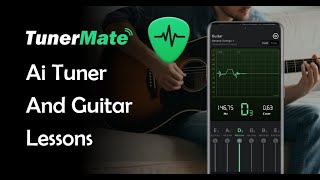 TunerMate  App - Guitar Tuner and Online Lessons screenshot 1