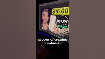 Process of creating thumbnail. Would you click on this thumbnail?