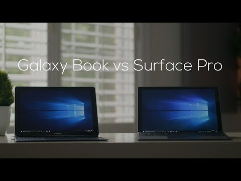 Видео: Разлика между Galaxy Book и Surface Pro