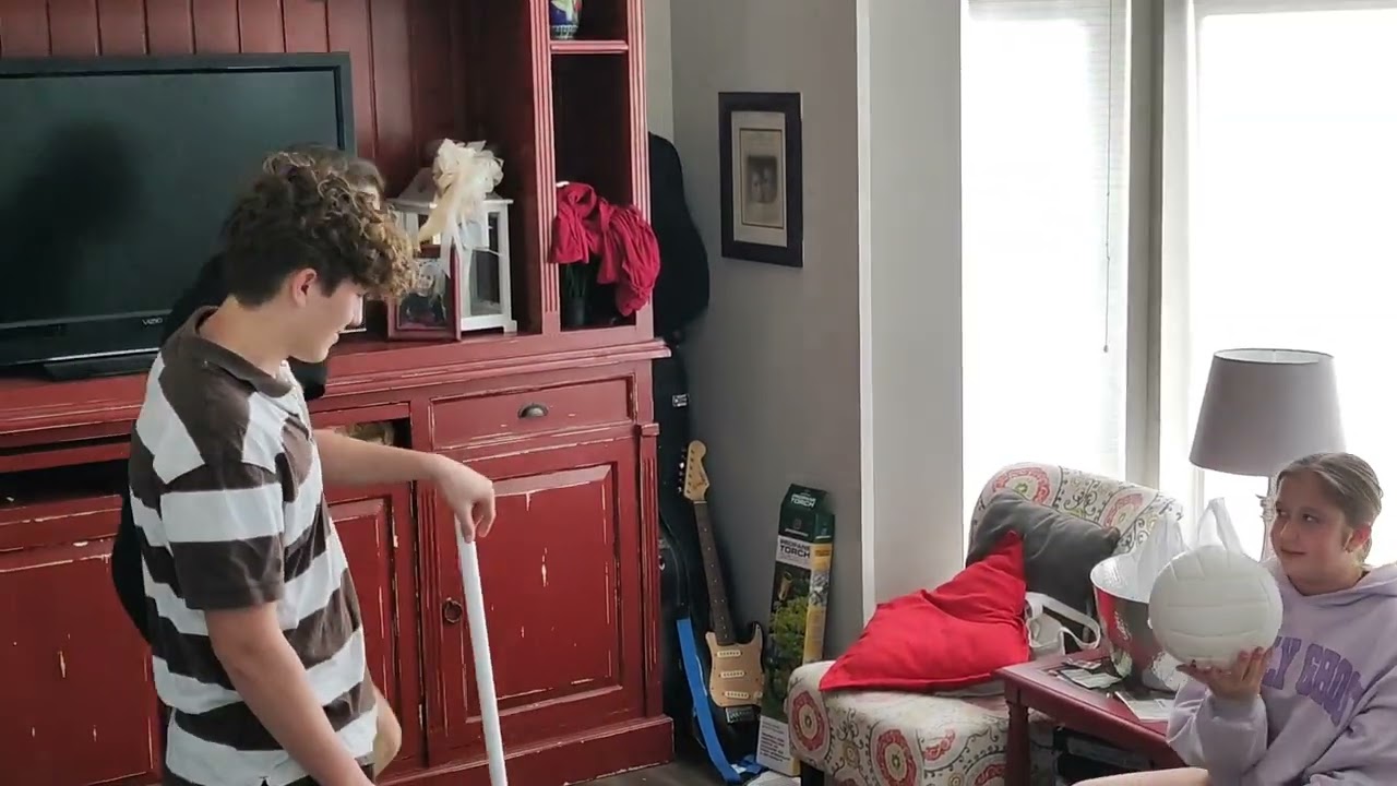 Impromptu limbo at home