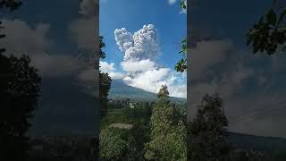Gunung merapi meletus | minggu, 21 juni 2020