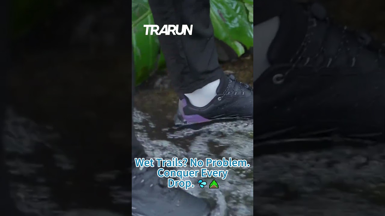 Rain or mud? Bring it on. Stay dry and run wild with waterproof trail shoes. 💧🦶🔥 