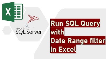 Run SQL Query with Date Range filter in Excel