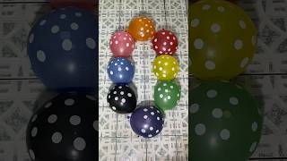 Number 0 Pop Water Colour Balloons Orbeez Reverse Asmr #asmr #satisfying #balloonpopping