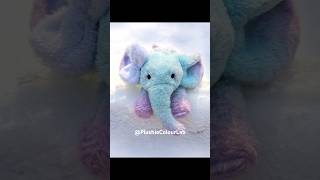 Let's turn a plush elephant into an icy princess 🩵💜👑❄️
