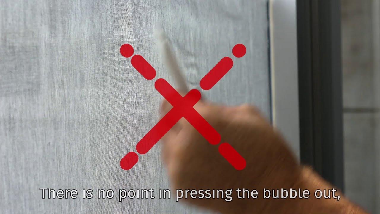 Mactac Squid® How to remove air bubbles YouTube