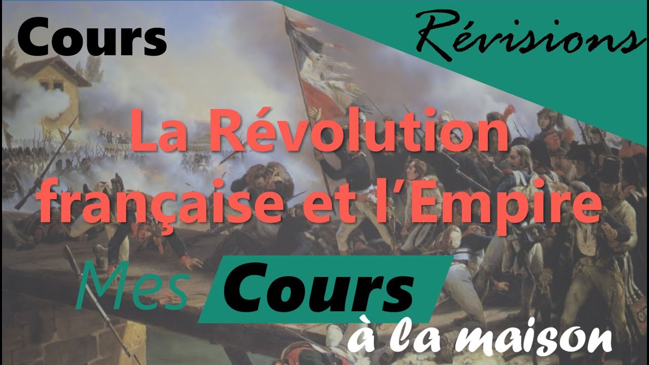 La Révolution française et l'Empire un rappel du cours (niveau
