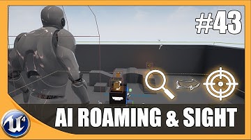 Setting Up AI Roaming & Destinations - #43 Unreal Engine 4 Beginner Tutorial Series