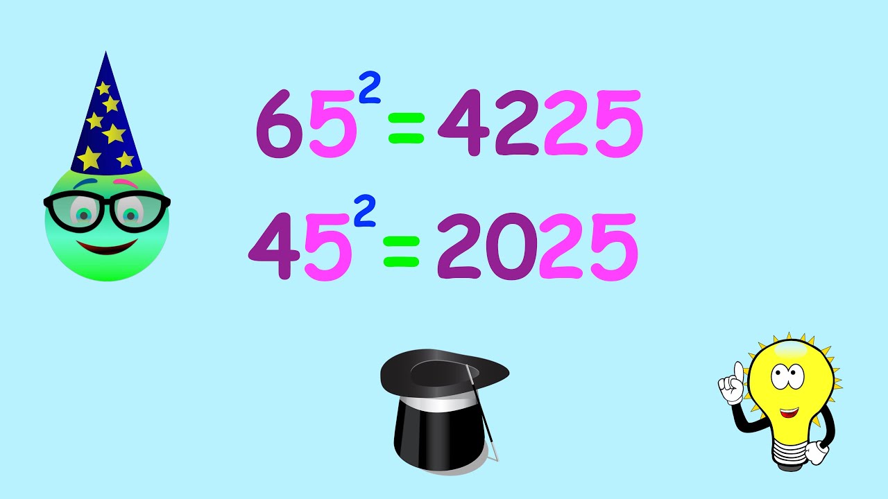 Quadrato di un numero che finisce con 5: calcolo veloce a mente 🪄 TRUCCO