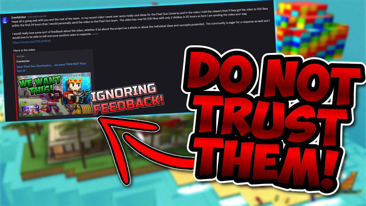 i sent them my video.. DO NOT trust Pixel Gun Company!