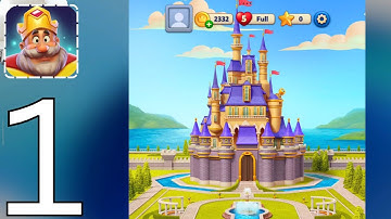 Royal Match - Gameplay Walkthrough Part 1 - Level 1 - 6 (Android, iOS)