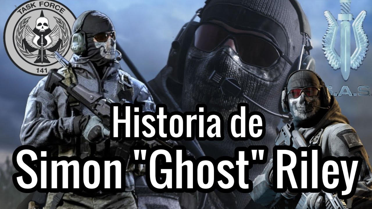 Historia de Ghost (Simon Riley) Call of Duty Modern Warfare y CoD