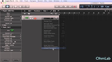 Freezing tracks - Creating Tracks