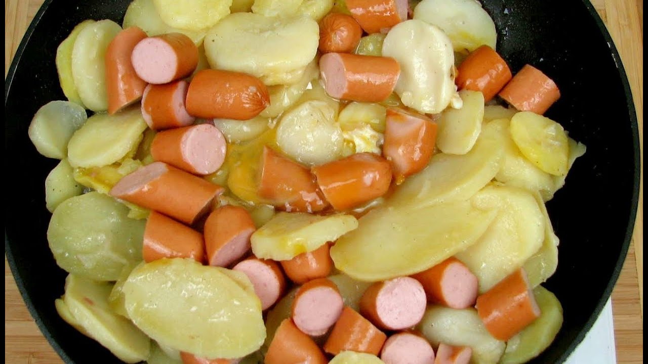 eggs florentine Cooking Episode with Potatoes Wieners Cheese and Eggs