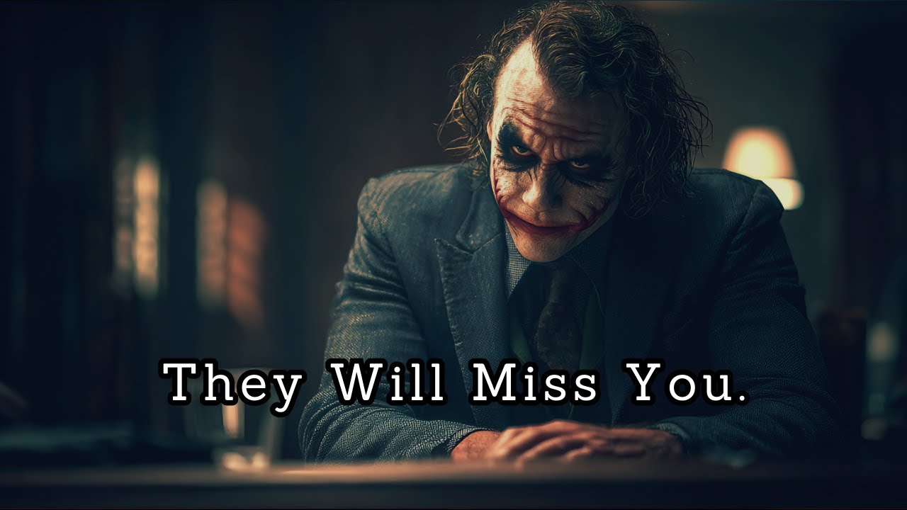 They Thought You Needed Them, Until You Showed Them You Didn't.