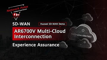 [Huawei SD-WAN Demo] SD-WAN AR6700V for Multi-Cloud Interconnection: Experience Assurance