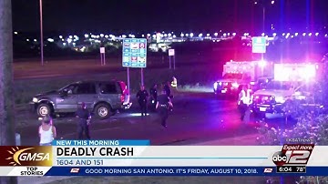 1 dead in vehicle crash near Loop 1604 and Highway 151, police say