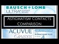 Bausch + Lomb Ultra Astigmatism VS. Acuvue Oasys Astigmatism Comparison | Nancy Hui