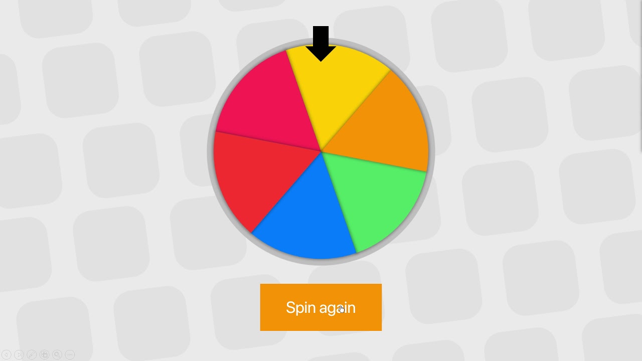 Spin the Wheel.