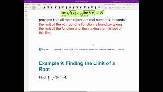 11 2 Finding Limits Using Properties of Limits