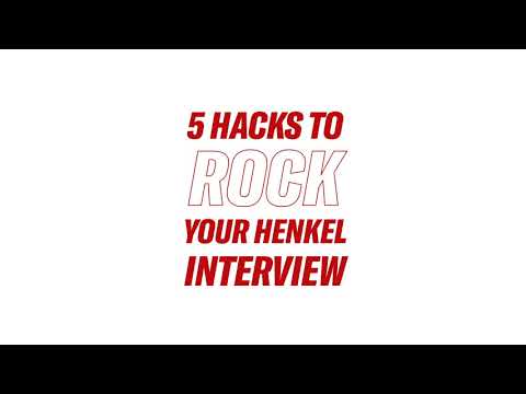 How to rock your Henkel interview