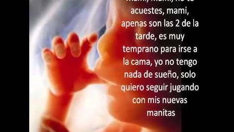 Carta de un niño a su mama - Aborto-