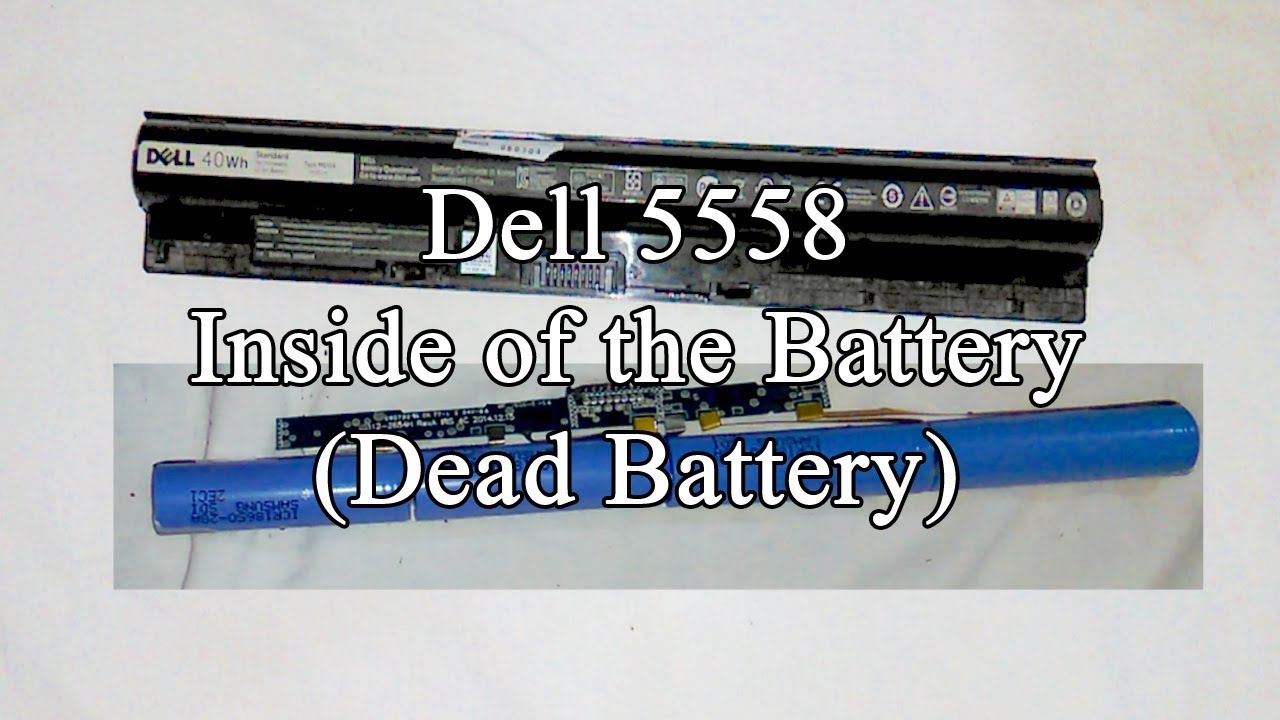 Inside of the Dell Battery How to open Laptop Battery (no replacing