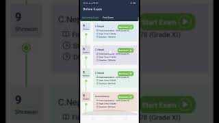 How to give online exam through Oxford Mobile application screenshot 4
