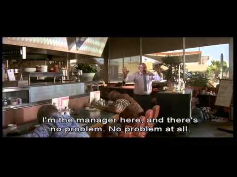 Pulp Fiction restaurant scene with subtitles - YouTube