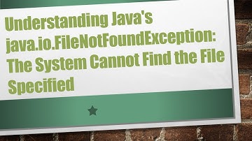 Understanding Java