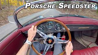 Driving The 1956 Porsche 356 Speedster (POV Binaural Audio)