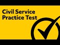 Civil service exam preparation  practice