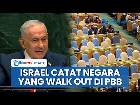 Indonesia dan Puluhan Negara Walk Out saat Netanyahu Pidato di PBB, Israel Catat Negara yang Keluar