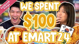 We Spent $100 At This New Korean Mart - EMART24! screenshot 4