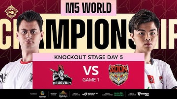 (FIL) M5 Knockouts Day 5 | SYS vs DEVU | Game 1
