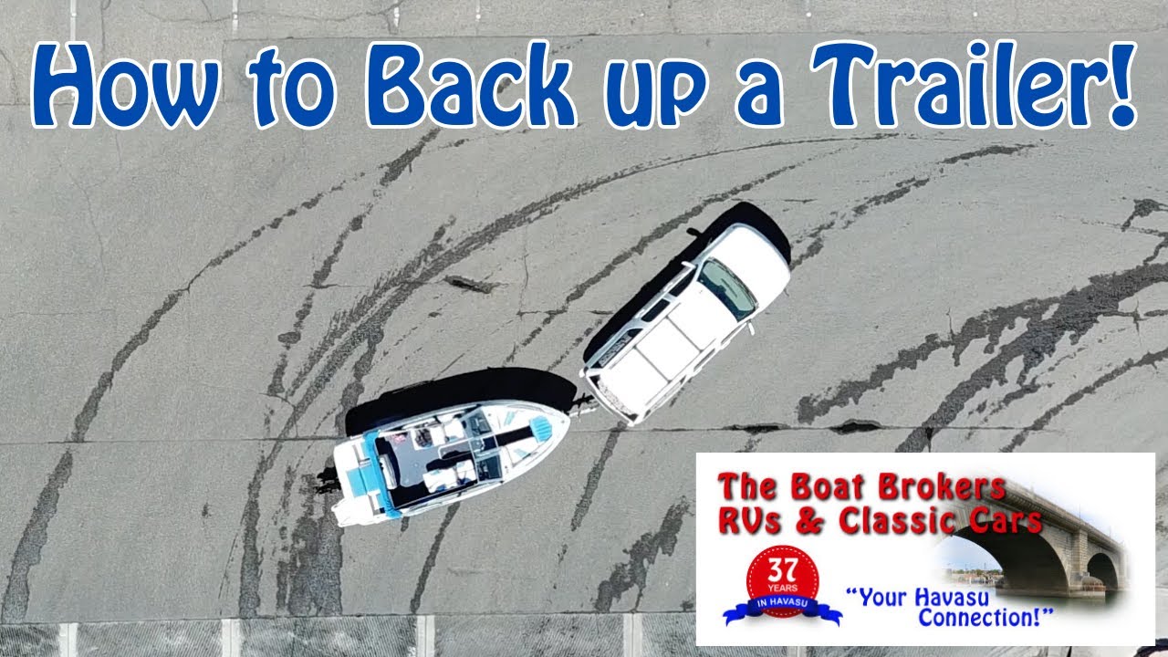 How to back up a Trailer - YouTube