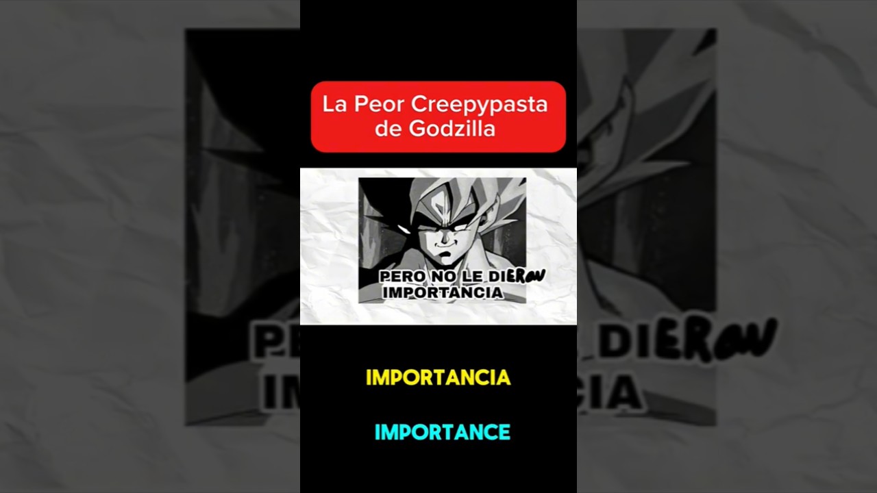 Le PEOR #CREEPYPASTA de la HISTORIA- THE MAN IN THE SUIT #shorts #godzilla #horror #monsterverse